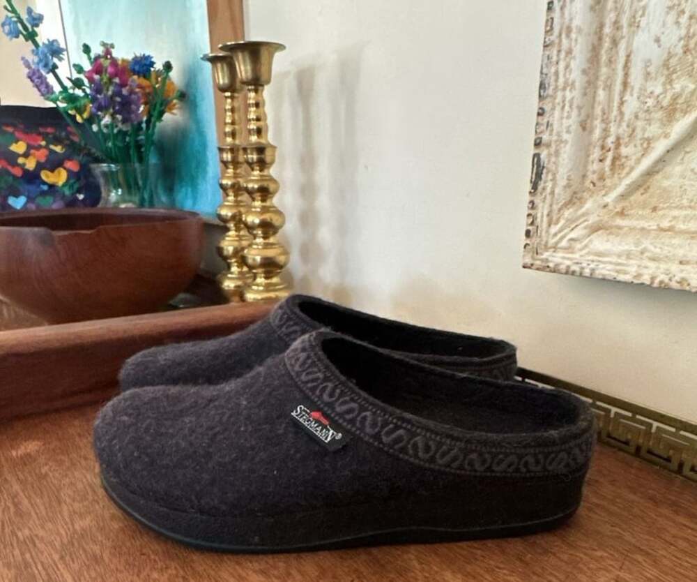 Stegmann WoolFlex Wool Clog Size 8.5 Dark Grey